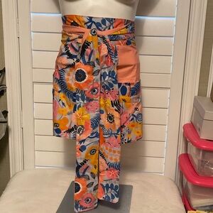 Floral Apron with Pockets